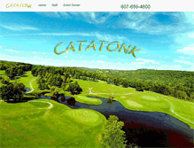 Tablet Screenshot of catatonkgolfclub.com